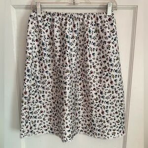 Warner flower design half slip